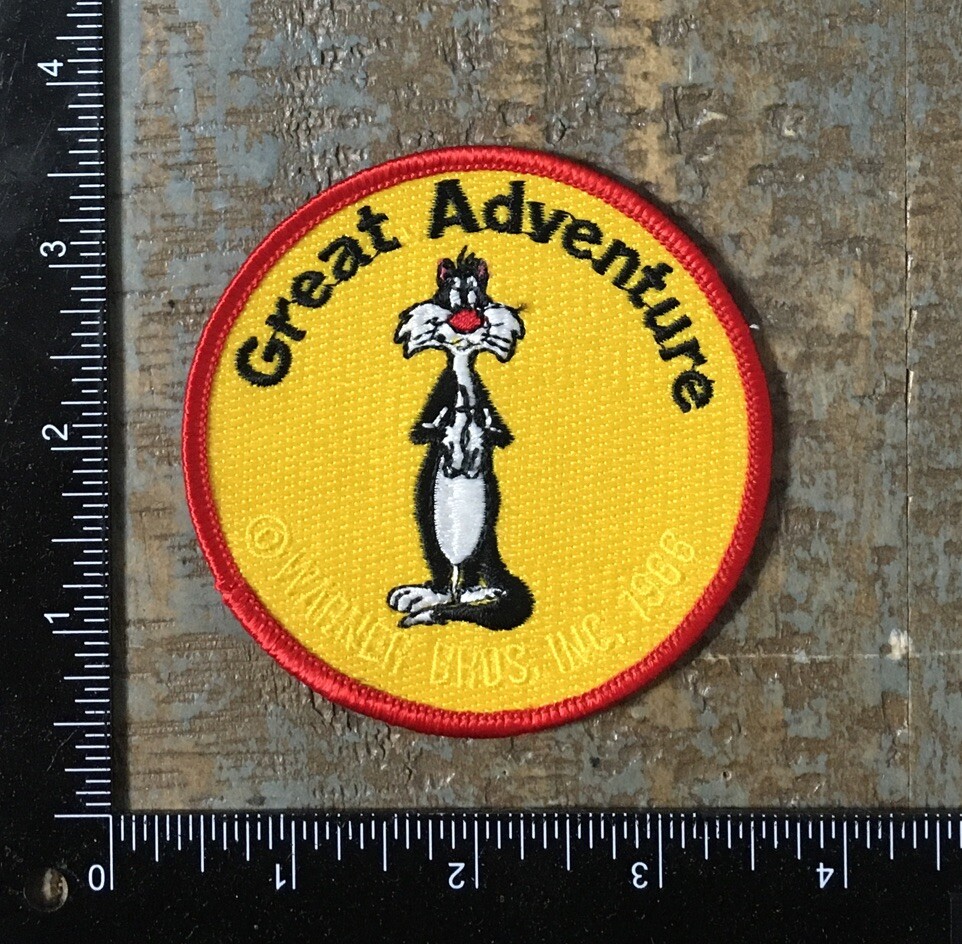 Vintage Sylvester Six Flags New Jersey Great Adventure iron-on patch