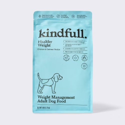 Healthy Weight Dry Dog Food with Chicken & Oatmeal - Kindfull 5lb