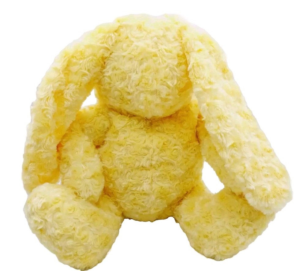 Simply Minky Plush Floppy Ears Yellow Bunny Rabbit Stuffed Swirl 13