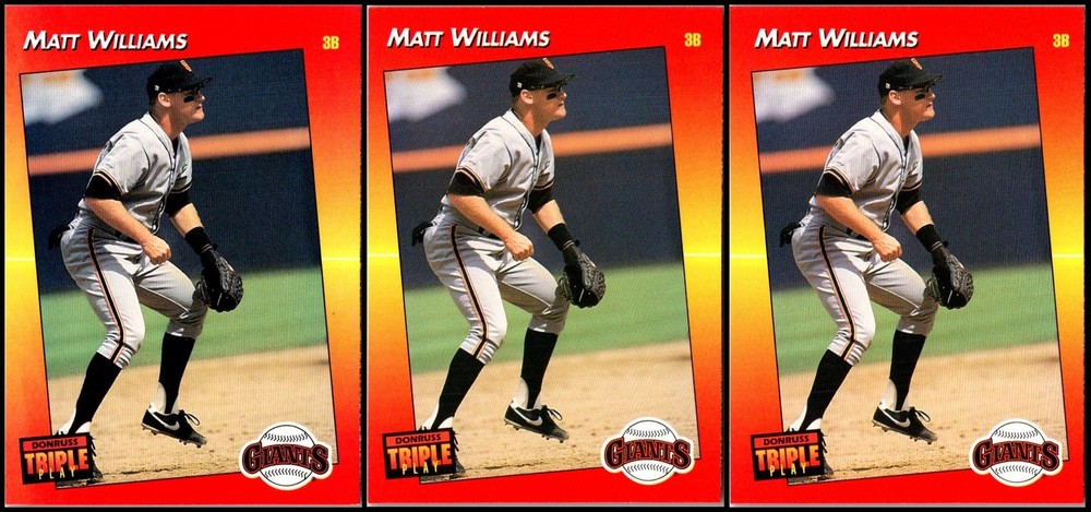 1992 Triple Play San Francisco Giants (3) Card Lot - RARE TREASURE