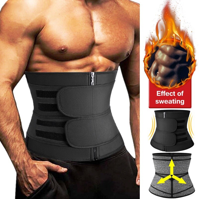 Unisex Waist Trainer Corset Sweat Belt for Weight Loss & Body Shaping