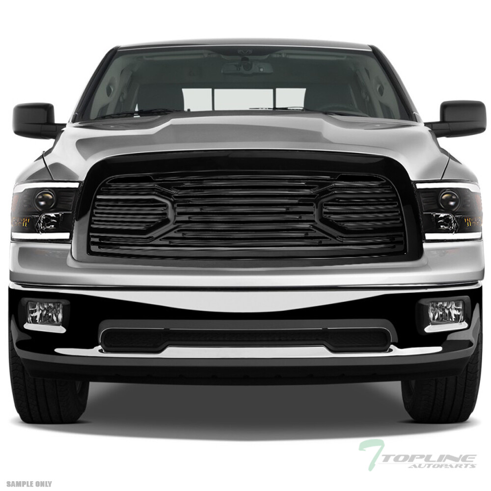 TLAPS For 13-18 Ram 1500 Switchback Sequential LED Blk Pro Headlights A+BH Grill