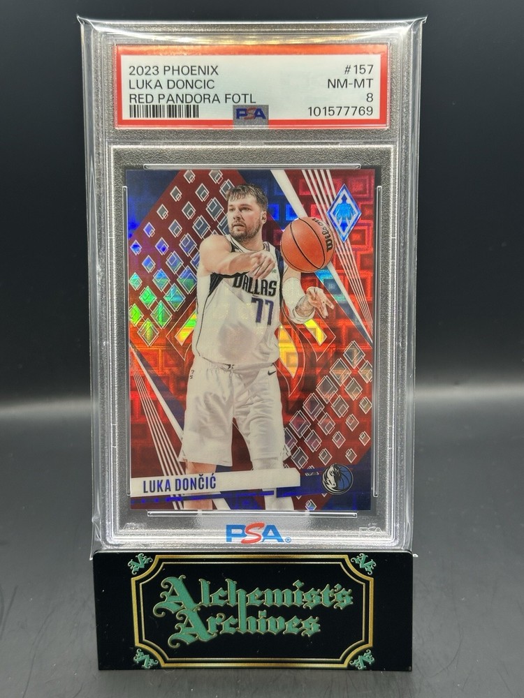 2023-24 Panini Phoenix Luka Doncic Red Pandora FOTL /11 Lakers Mavericks SP Hot
