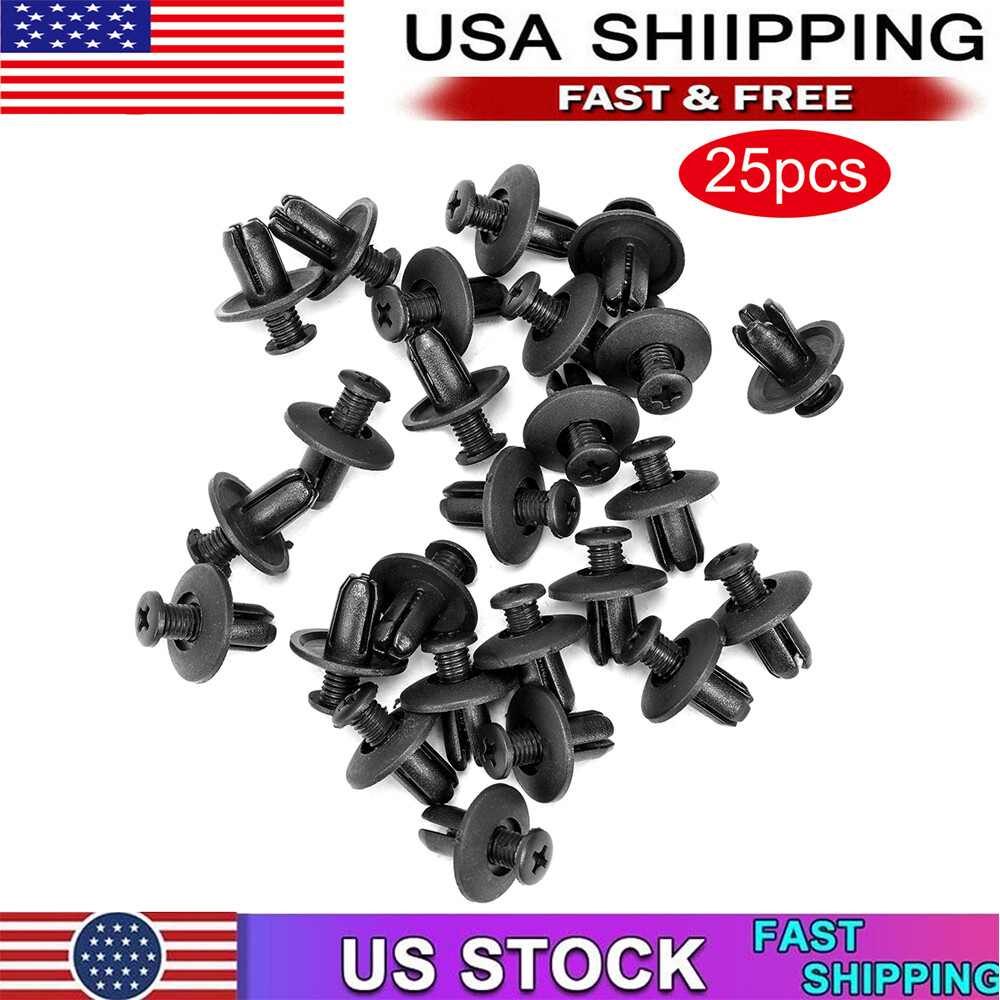 Set of 25 Bumper Fender Liner Screw Trim Retainer Clips 86590-28000 Compatible with Hyundai Vehicles