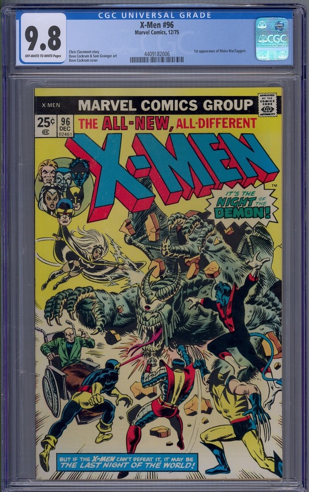 X-Men #96 1975 Marvel Comics CGC 9.8 1st app Moira MacTaggert