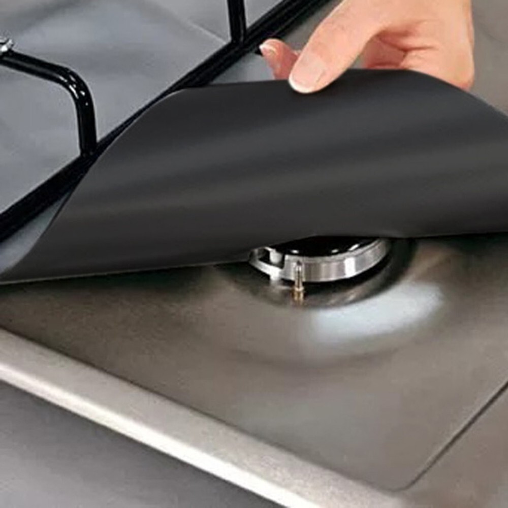 Gas Stove Protective Mat High Quality Fiberglass Cloth Easy to Clean & Reuse