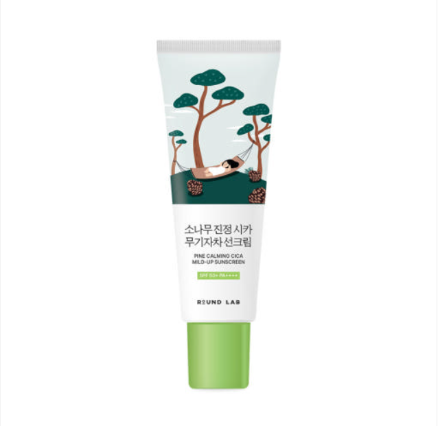 ROUND LAB Pine Cica Calming Mineral Sunscreen 40ml – SPF50+/PA++++ / Express