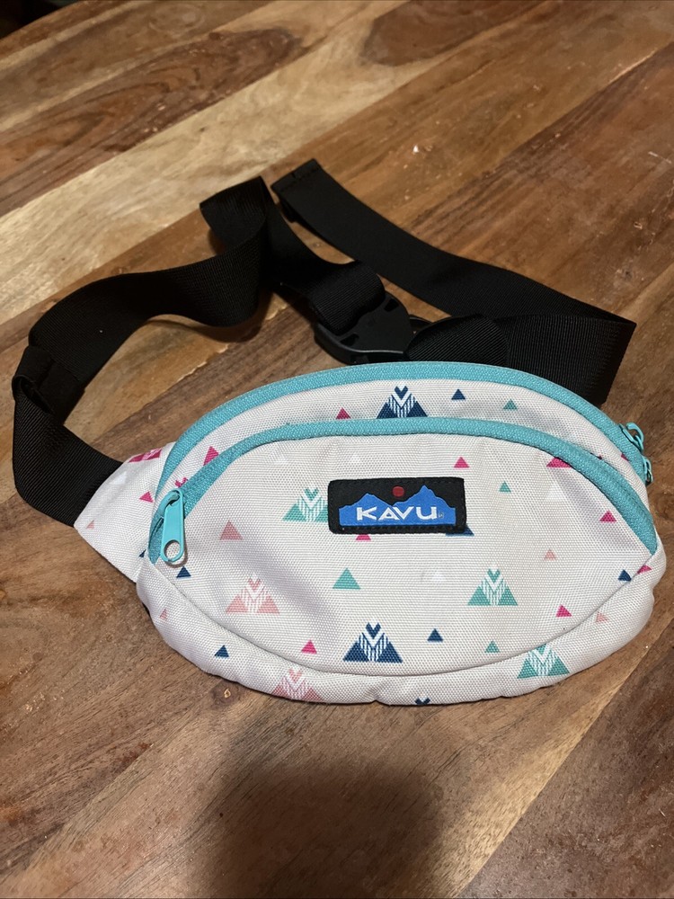 Kavu CANVAS SPECTATOR Waist Pack Belt Bag Fanny  Pouch ICY TERRAIN