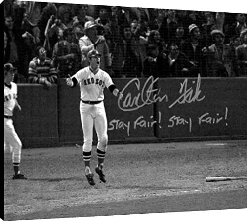 Carlton Fisk Metal Wall Art - Game 6 World Series