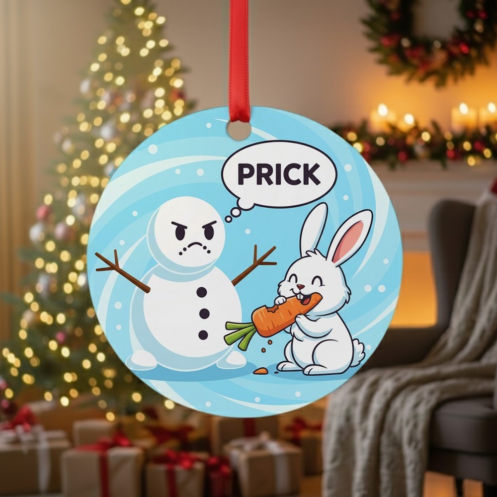 Funny Christmas Ornament | Secret Santa Gift For Him For Her Xmas Bauble