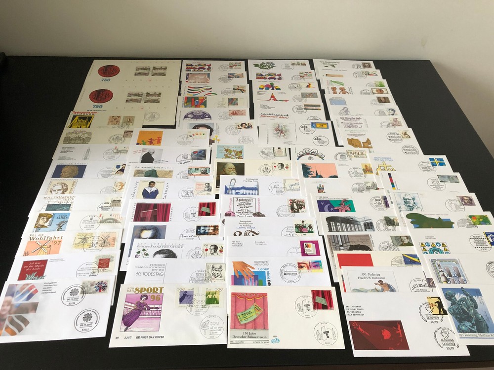 65 x GERMANY FDC COLLECTION   SEE SCAN    (K2/13)