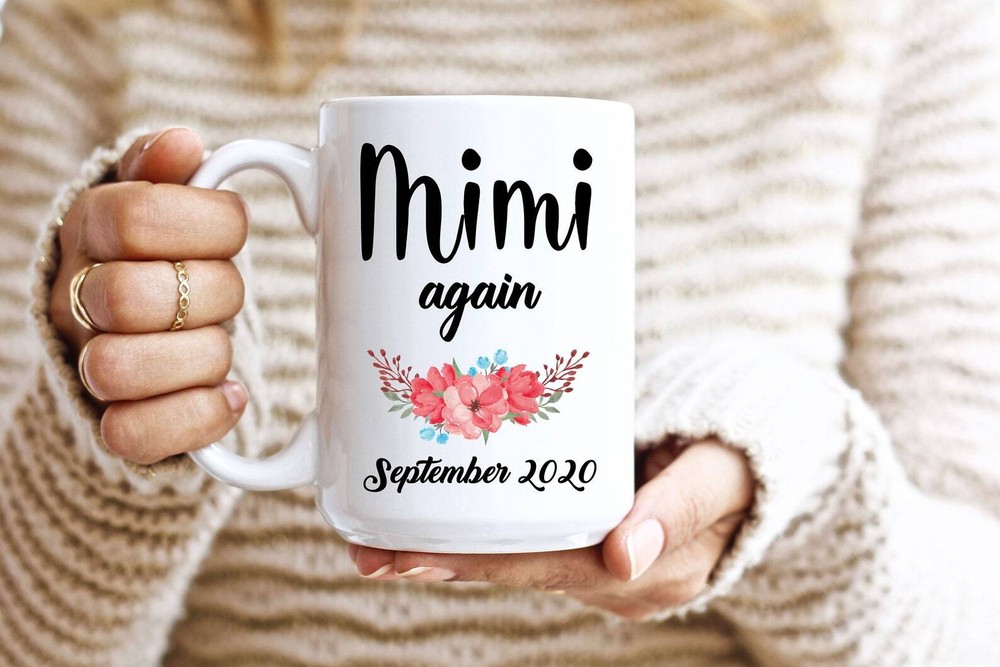 Mimi Againpregnancy Announcement Grandma Again Mug New Grandma Gift Future
