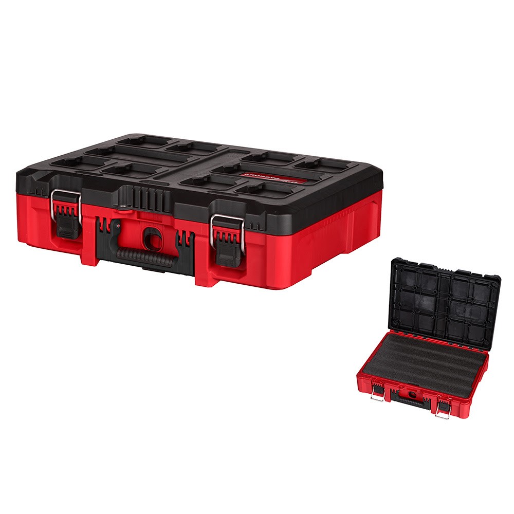 Milwaukee 48-22-8450 PACKOUT Tool Case with Foam Insert - Red (48228450)