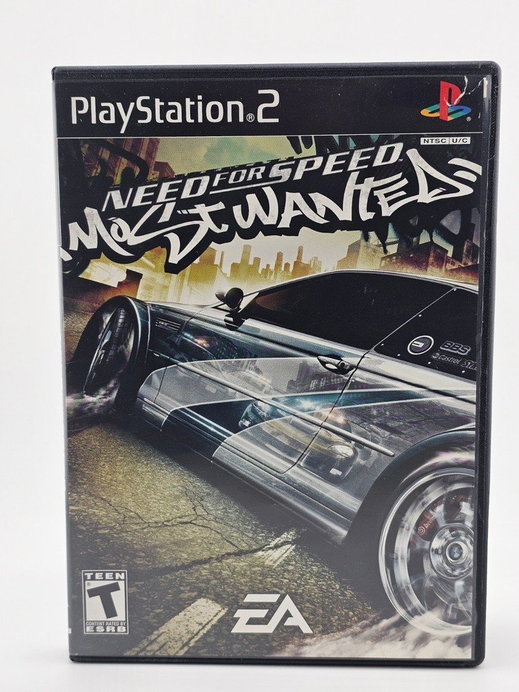 Sony Playstation 2 PS2 Need For Speed Most Wanted Disc + Case Cleaned & Tested