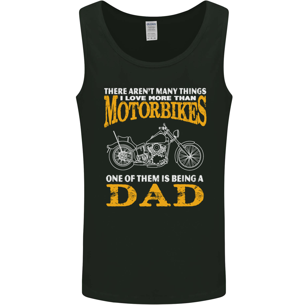 Being a Dad Biker Motorcycle Motorbike Mens Vest Tank Top