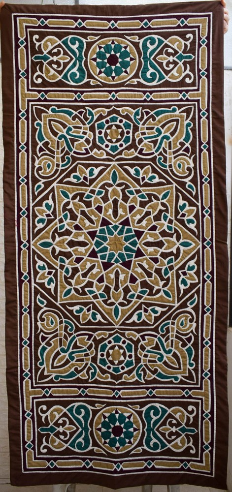 Handmade quilt-patchwork quilt-wall hanging tapestry-Egyptian tapestry-wall art