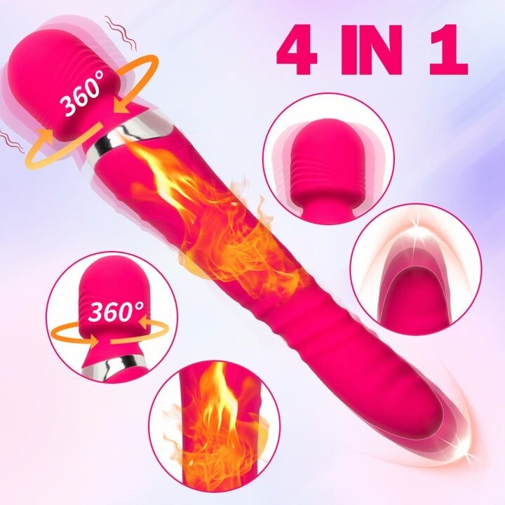 Double Headed Vibrating Dildo for G-Spot & Clit Stimulation-image