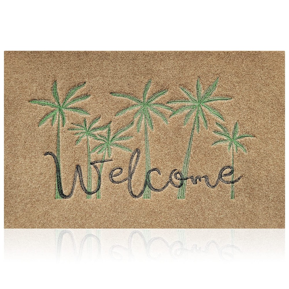 Large Door Mats Outdoor Indoor Welcome Mats for Front Door Outside Entrance M...