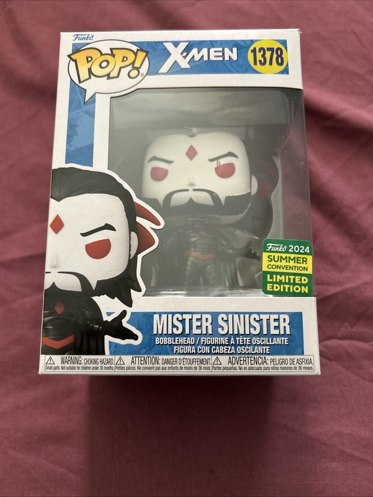 Funko Pop Marvel X-Men Mister Sinister SDCC 2024 Exclusive with Protector  