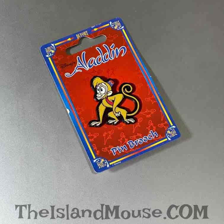 Disney UK Princess Jasmine Abu Plastic Aladdin Pin Badge N9:24702