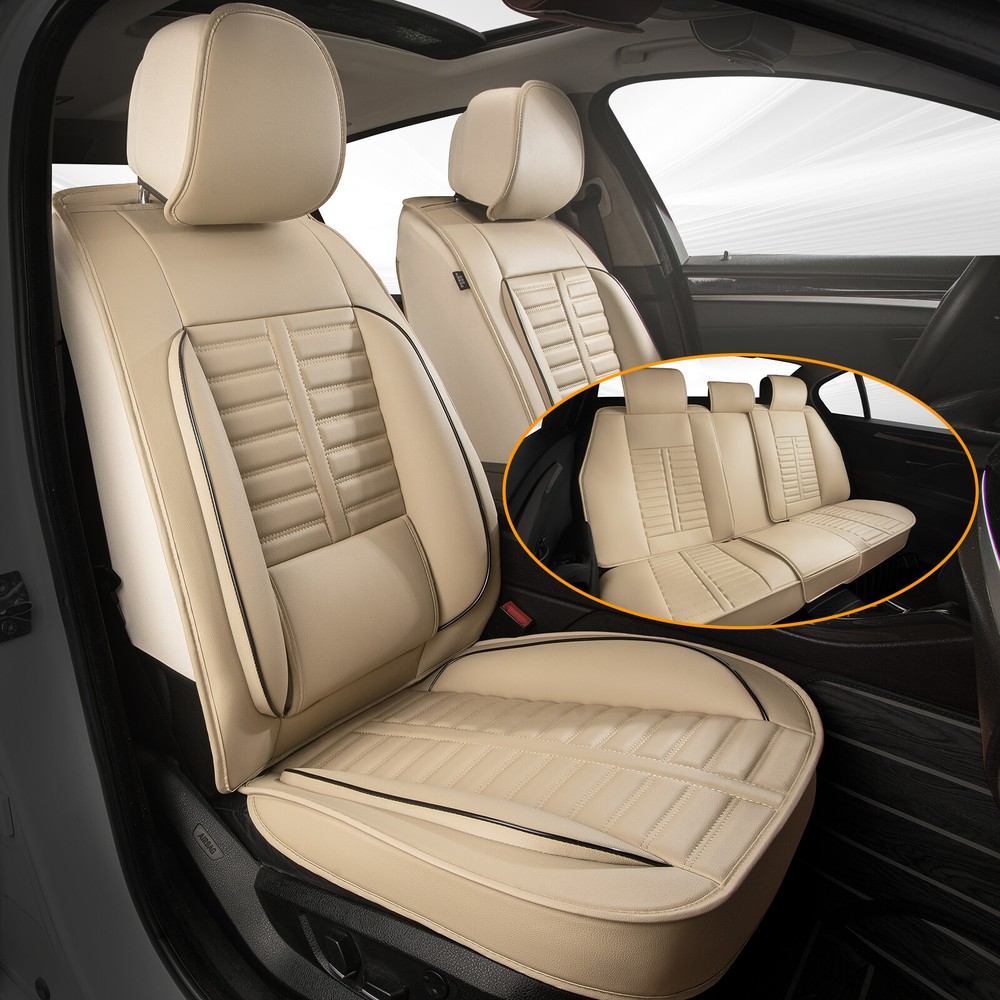 Car 5-Seat Covers Faux Leather Full Set Protector Pad For ACURA RDX 2008-2024