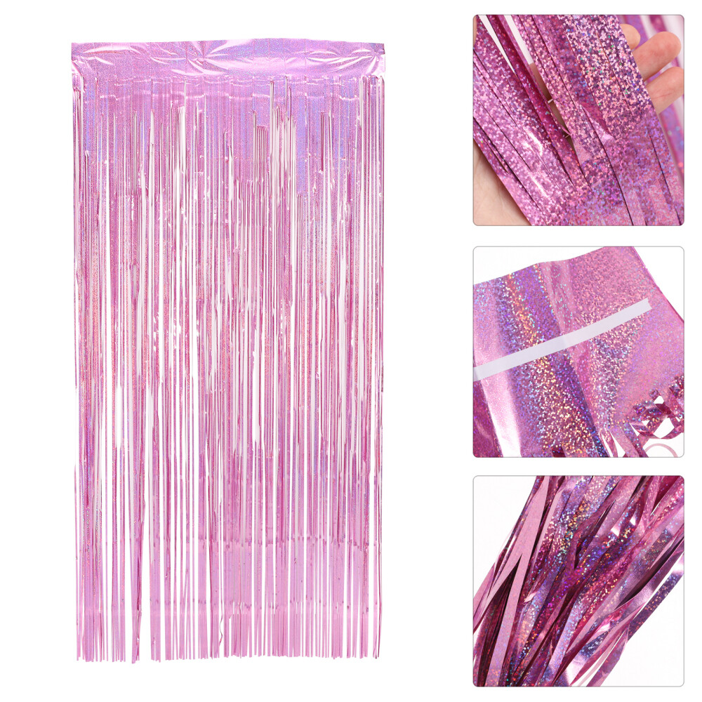 3Pcs New Years Eve Party Supplies Fringe Backdrop Curtains Party Decorations-image