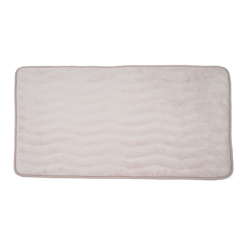 Microfiber Memory Foam Bathmat – Oversized Padded Nonslip Accent Rug for Bath...