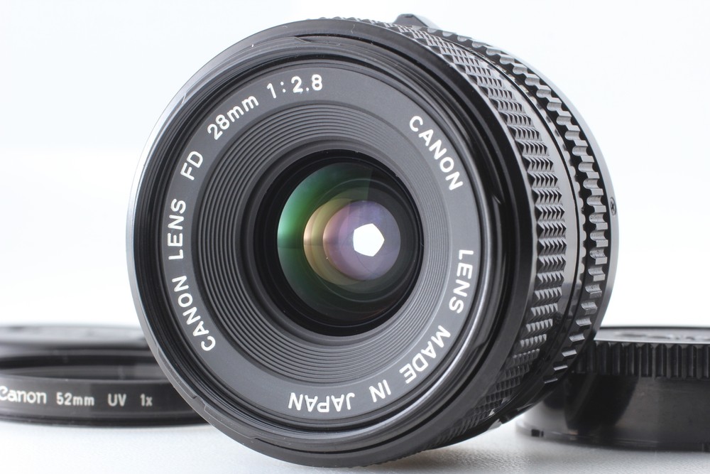 [Exc+5++] Canon NEW FD 28mm f/2.8 Wide Angle MF NFD Lens From JAPAN