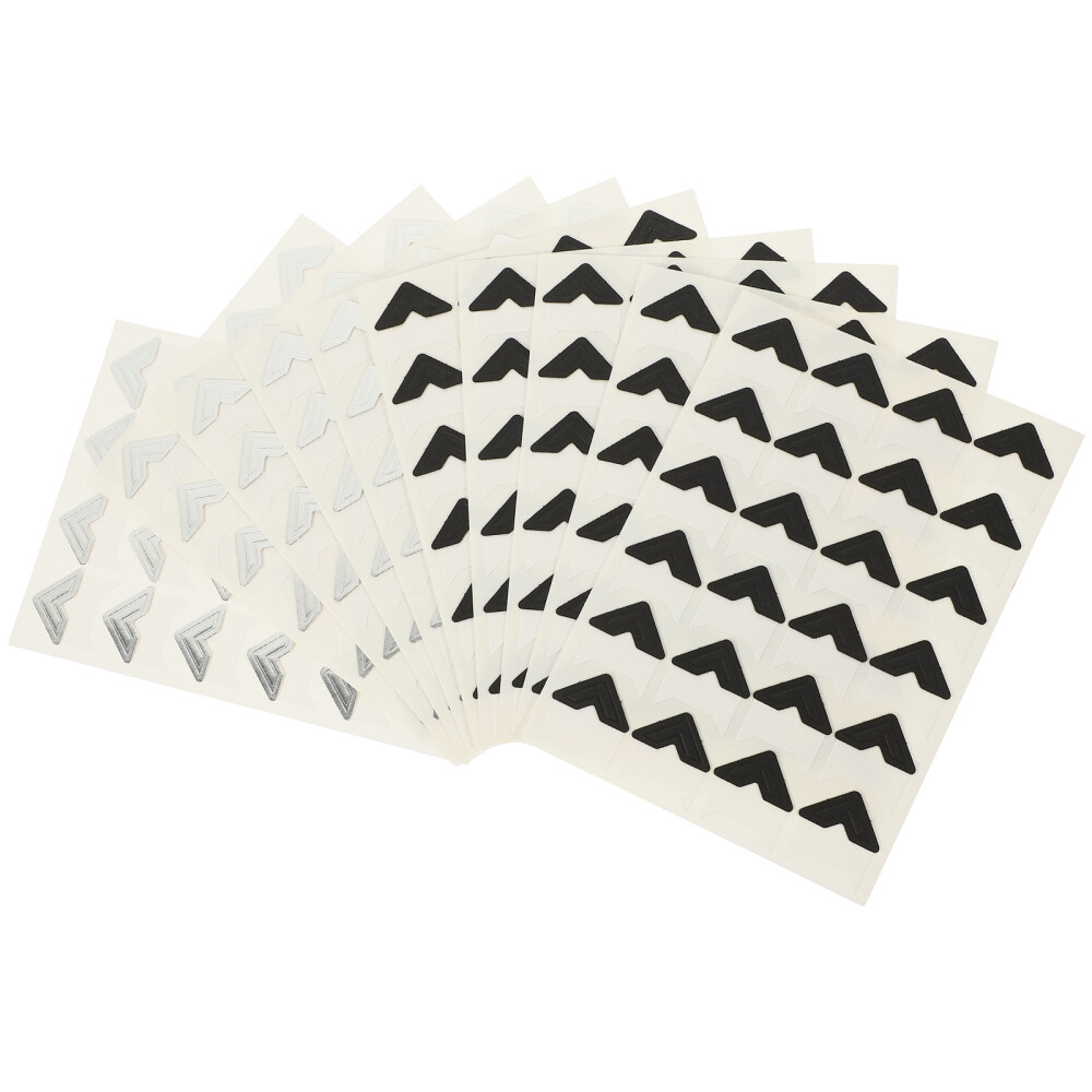 10 Sheets Photo Corner Protector Self Adhesive Picture Corners Photography