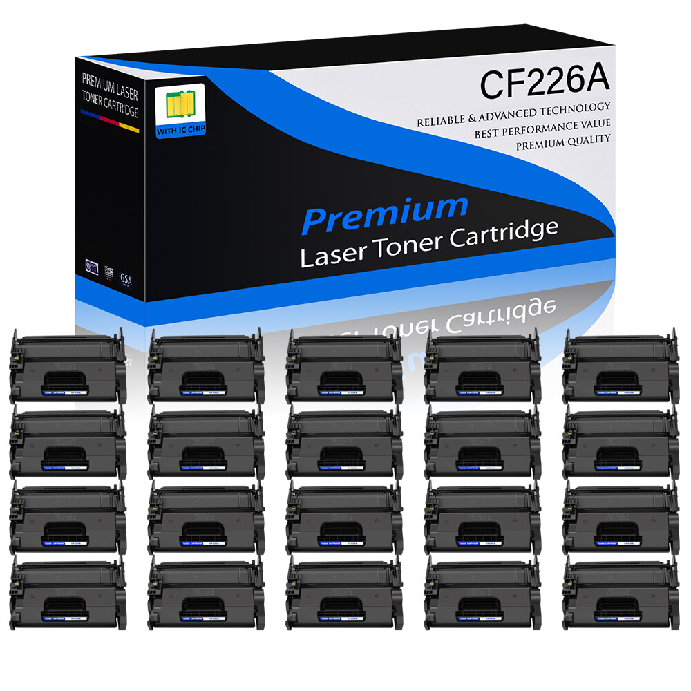 20PK CF226A 26A Toner Cartridge for HP LaserJet Pro M402 M402n M402dn M402dw