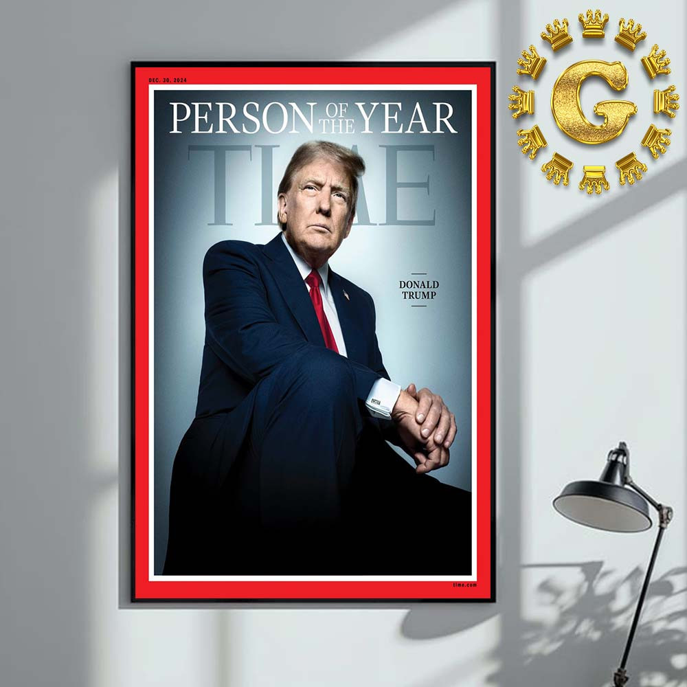 Donald Trump 2024 Person of the Year Poster Home Decor No Frame
