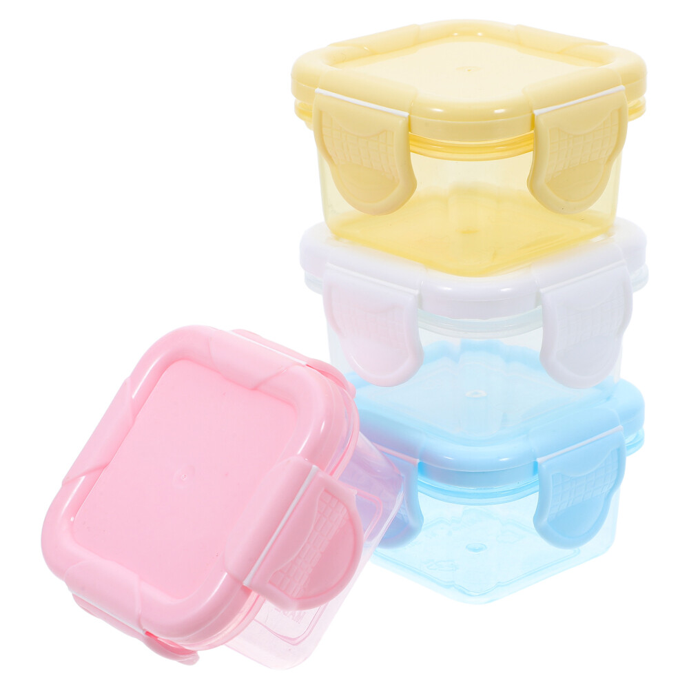 4 Reusable Portable Freezer Snack Containers for Babies