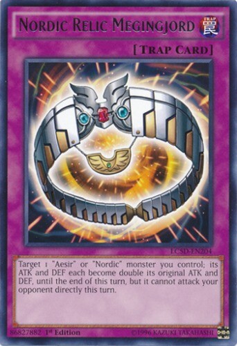 Nordic Relic Megingjord - LC5D-EN204 - Rare - 1st Edition x1 - Lightly Played