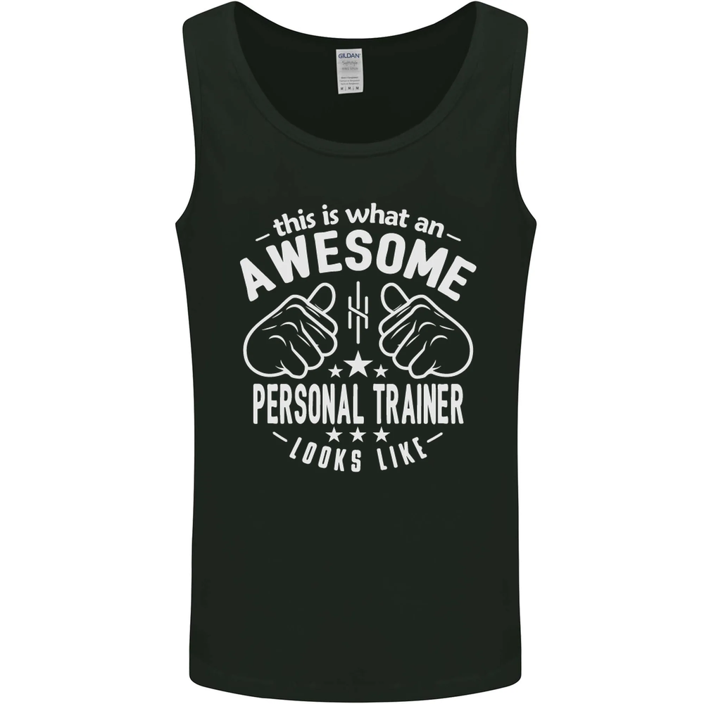 An Awesome Personal Trainer Looks Like Mens Vest Tank Top