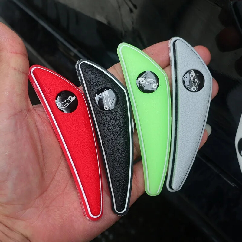 4x Car Door Corner Guard Protector Mirror Bumper Anti-scratch Stickers Universal