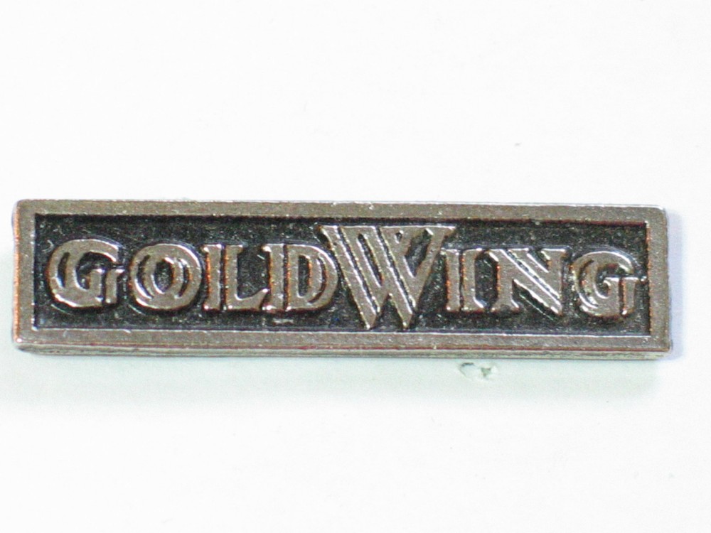 Vintage Honda Gold Wing Motorcycle Pin in Silver or Gold