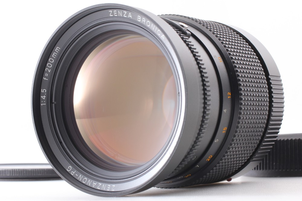 [ MINT ] Zenza Bronica Zenzanon PG 200mm F4.5 Telephoto Lens For GS-1 From JAPAN