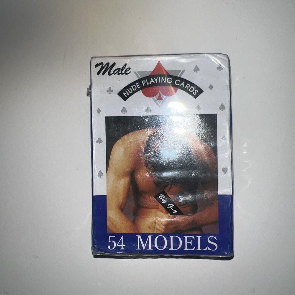 Nude Male Playing Cards Adult Erotic Vintage Full Deck of 54 (2 jokers)