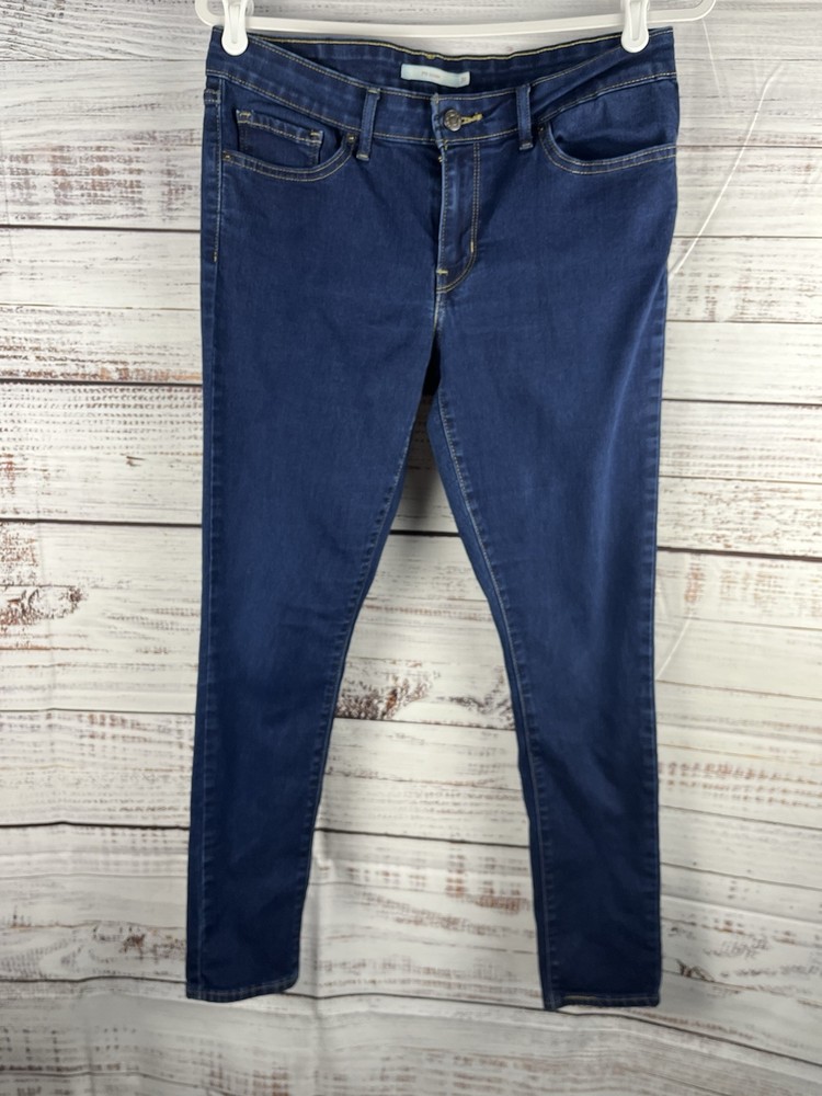 Levi's 711 Skinny Jeans Women’s W31 L30 Stretch Light Blue Denim