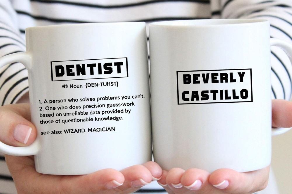 Funny Dentist Gift For Women And Men Dentist Mug Appreciation Gift Thank You