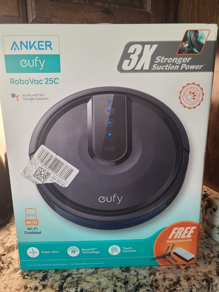Vacuum Cleaner Robotic Eufy Robovac 25C - Black NEW IN BOX-Anker-wifi Enabled