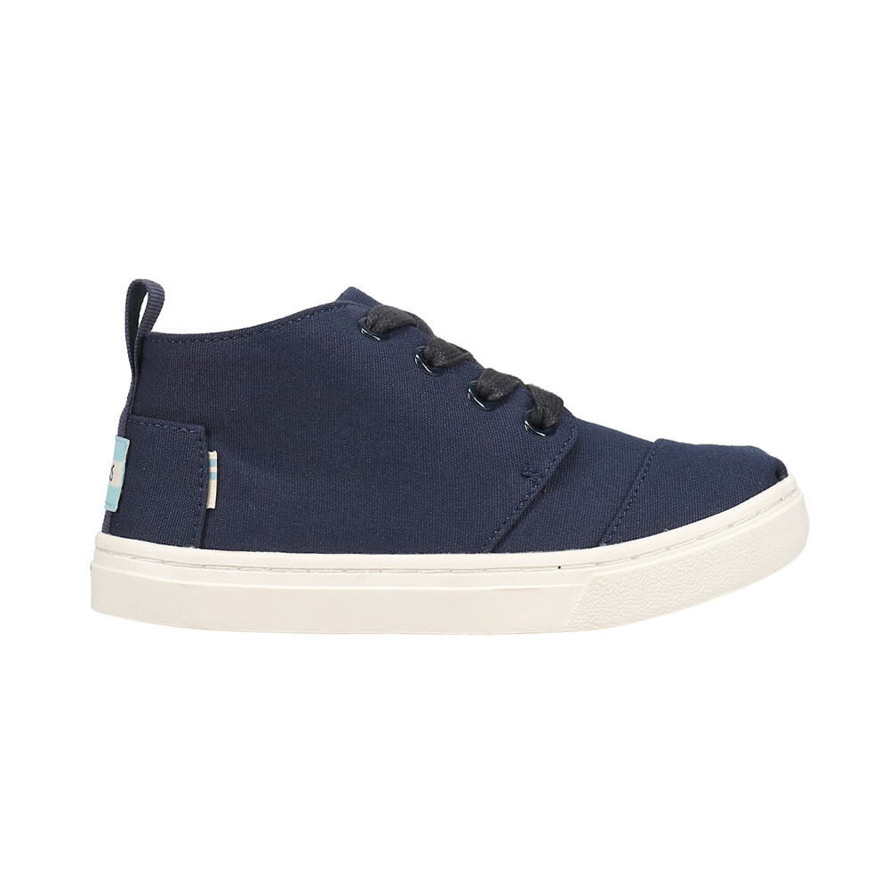 TOMS Youth Boys Blue Lace-Up Cupsole Sneakers Casual Shoes 10015702