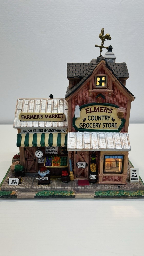 Lemax Village Collection “Elmers Country Grocery Store” 35525 Retired Excellent