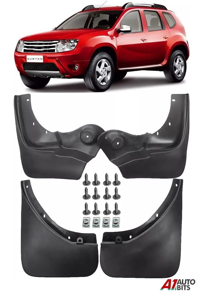 Mudguards Mud Flap Flaps Splash Guard For Dacia Duster MK1 2010-2015 4Pcs set