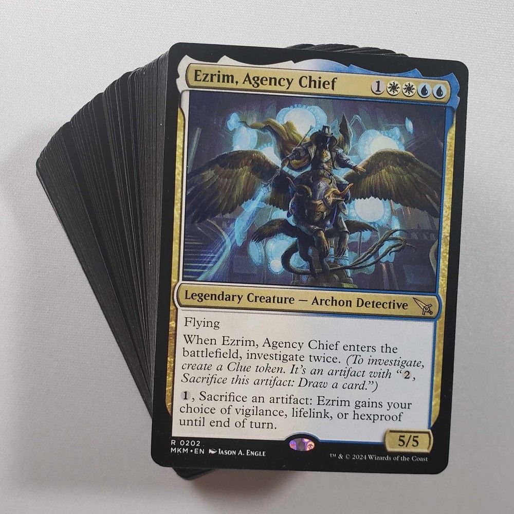 MTG MKM Commander Ezrim Agency Chief EDH Deck