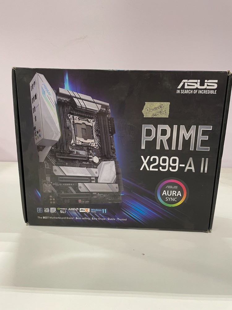 ASUS Prime X299-A II LGA 2066 Intel X299 SATA 6Gb/s ATX Intel Motherboard