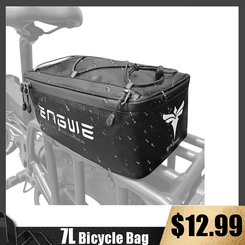 Waterproof Bike Rack Bag Bicycle Trunk Backseat Rear Seat Cycling Bag