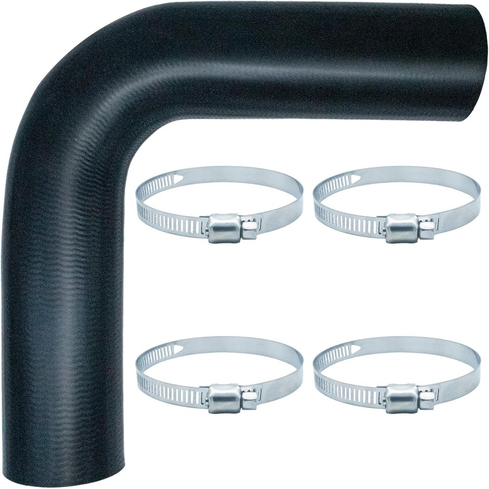 Gasoline Fuel Filler Neck Hose 2 inches Inside 90 degree (2