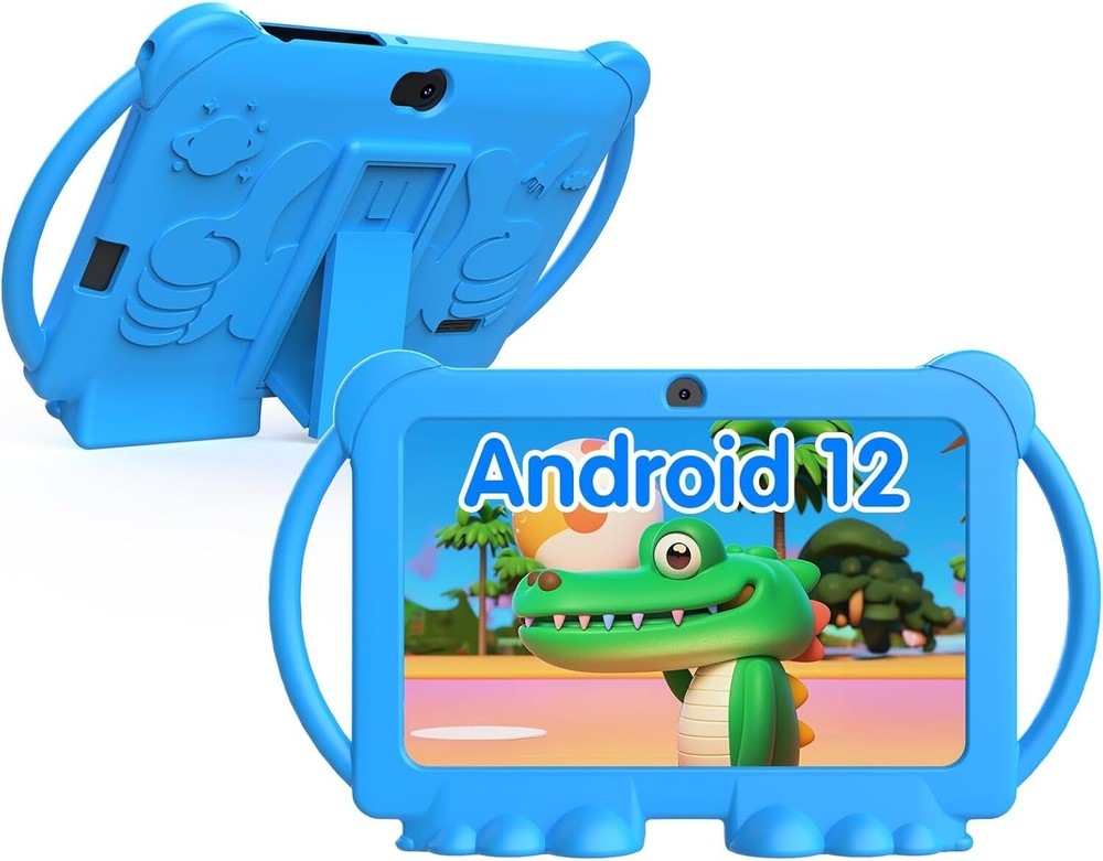 Kids Tablet 7 inch Toddler Android for 4GB RAM 32GB Blue
