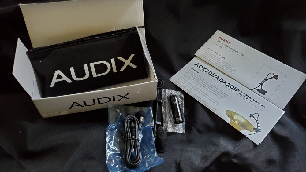Audix ADX20iP Clip-On Mini Condenser Microphone for instruments with Pre Amp